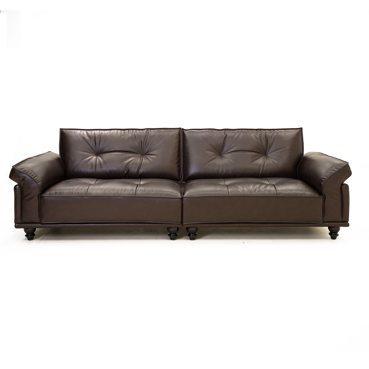 Enjina Home Toast Leather Sofa