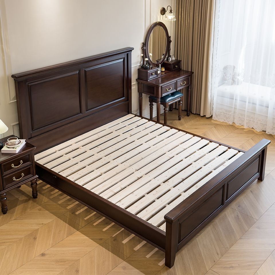 Enjina Home Solid Wood Bed 