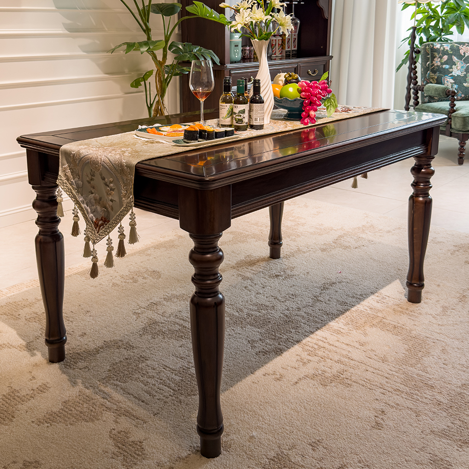 Enjina Home Solid Wood Dining Table