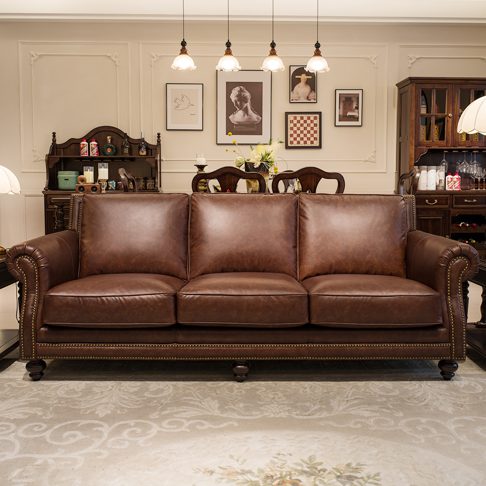 Enjina Home Bernhardt Leather Sofa