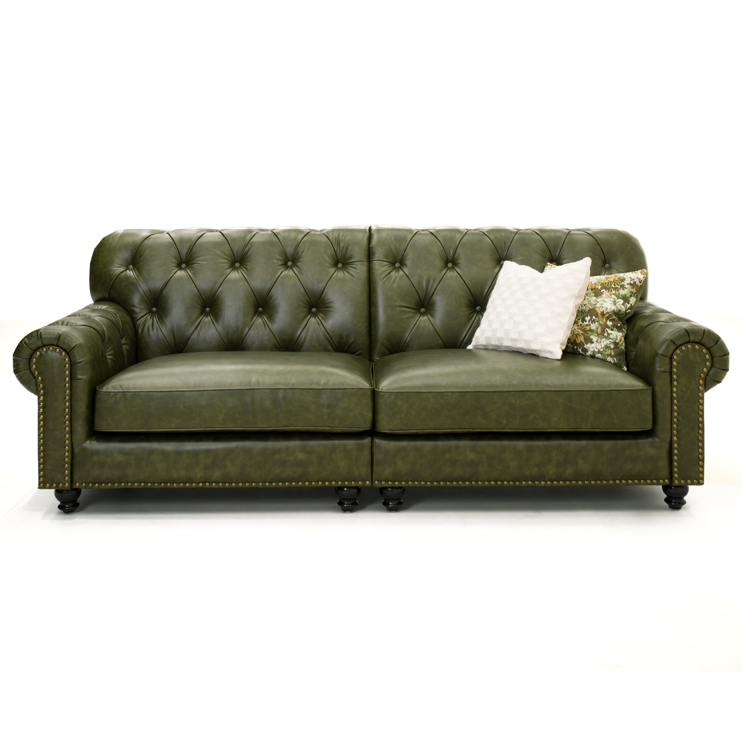Enjina Home Knight Leather Sofa
