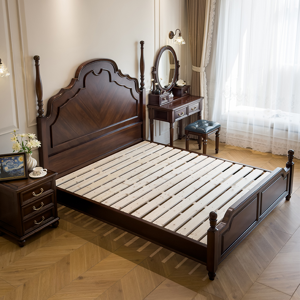 Enjina Home Solid Wood Bed